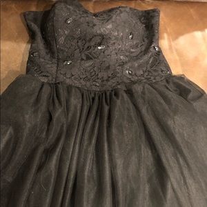 Black Cinderella party prom or evening dress SMALL